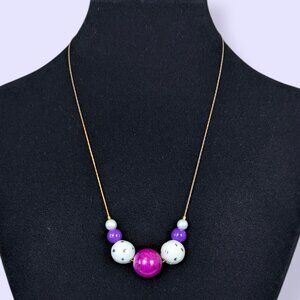 V. Ceramic Beaded Necklace